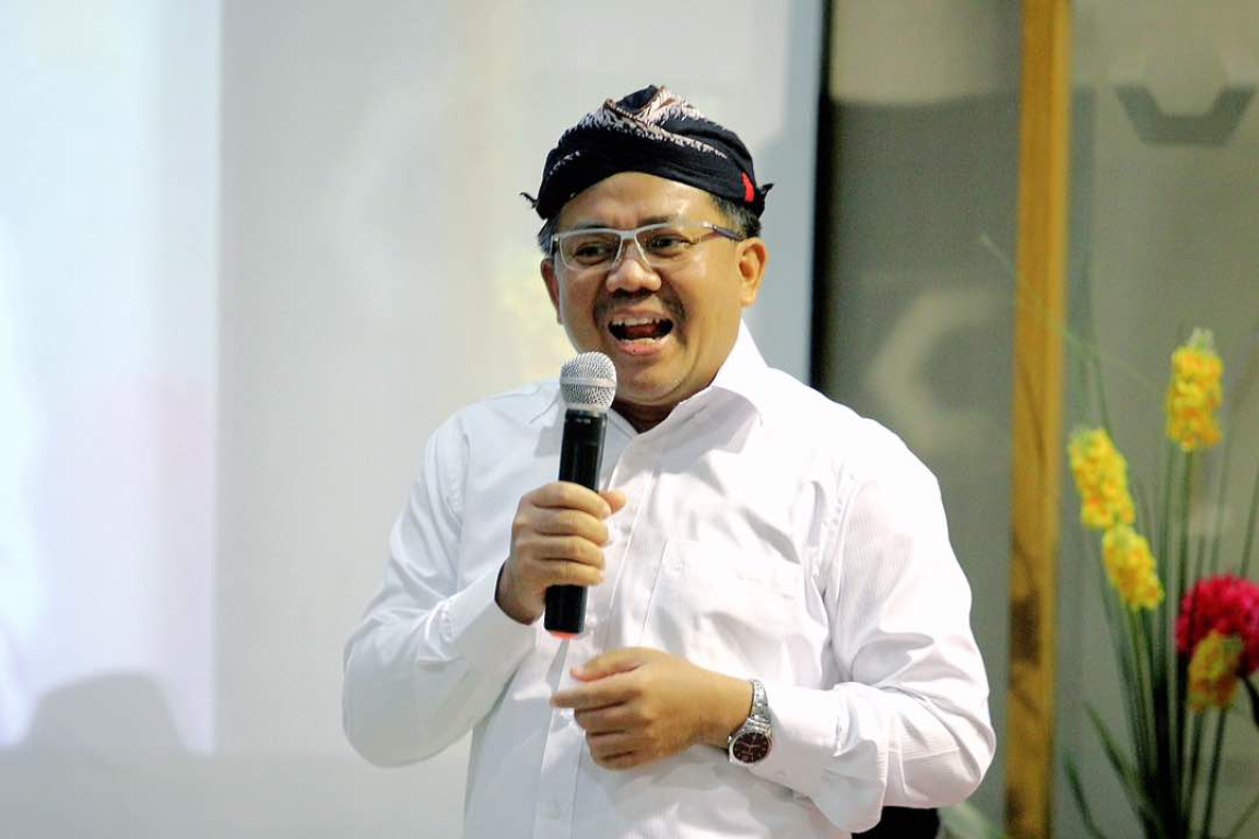 Presiden Partai Keadilan Sejahtera (PKS) Mohamad Sohibul Iman dalam Ngaji Budaya, Jumat (27/4/2017)