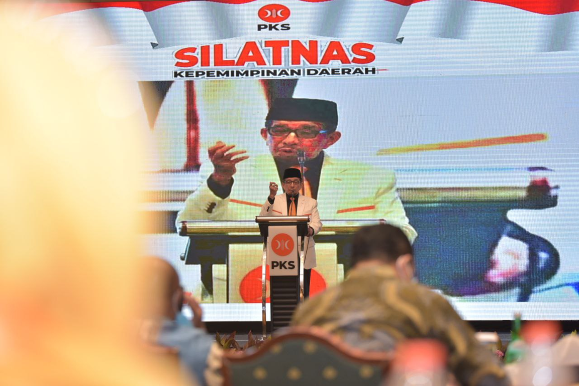 Arahan Ketua Majelis Syura PKS Habib Salim Segaf Al Jufri dalam Silatnas Kepemimpinan Daerah di Jakarta, Sabtu (20/3) (Donny/PKSFoto)