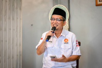FOTO : Presiden PKS Almuzzammil Yusuf silaturahim dengan pengurus DPTD PKS Kota Metro