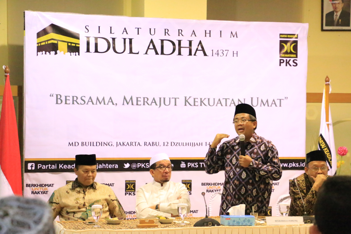 Presiden PKS Mohamad Sohibul Iman beserta Majelis Syuro dan Ketua Bidang Pemberdayaan Umat