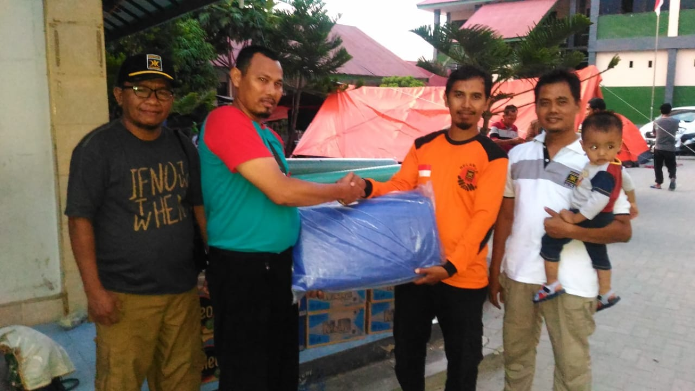 Foto kika: Syamsuddin (DPRD Mamuju), Syafar (Wilda Sulawesi), Wahyuddin (DPW Sulteng dan Juwaini (DPW Sulteng)