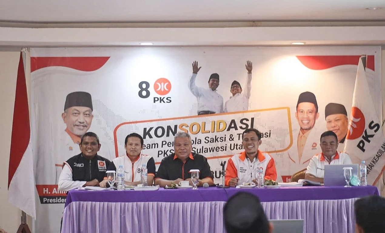 PKS Sulut Gelar Konsolidasi Saksi se-Sulawesi Utara. (MANADOKU.COM)