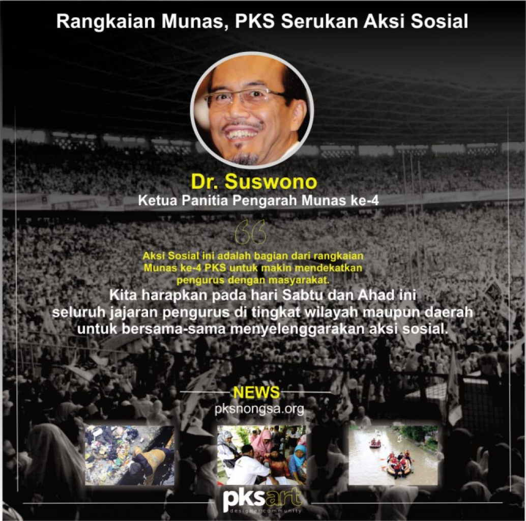 Rangkaian Munas, PKS Serukan Aksi Sosial