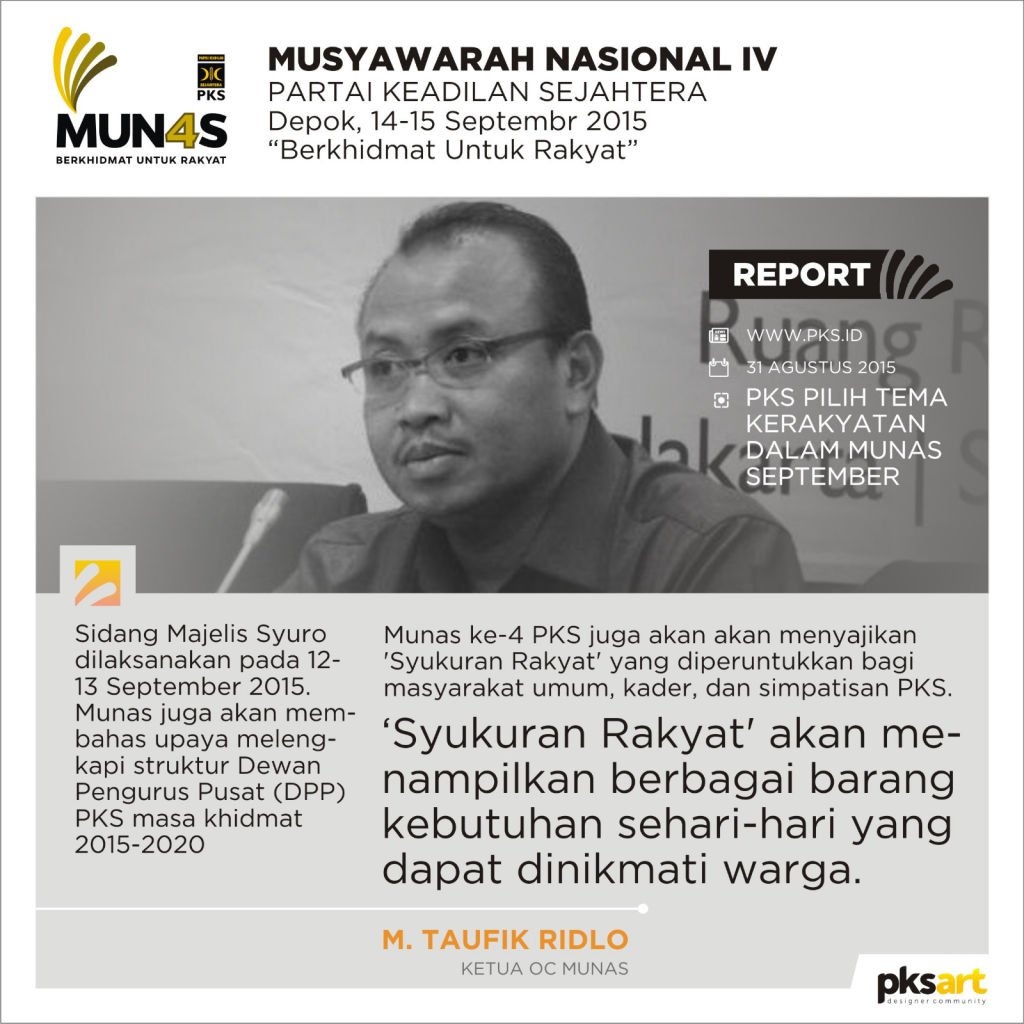 PKS Pilih Tema Kerakyatan dalam Munas September 2015
