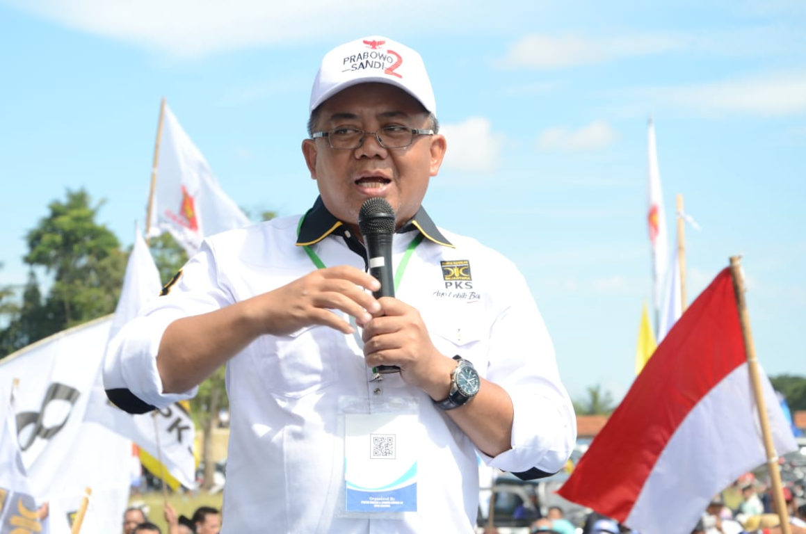 Presiden PKS Berikan Orasi Dalam Kampanye Nasional di Banten. (donny/pksfoto)