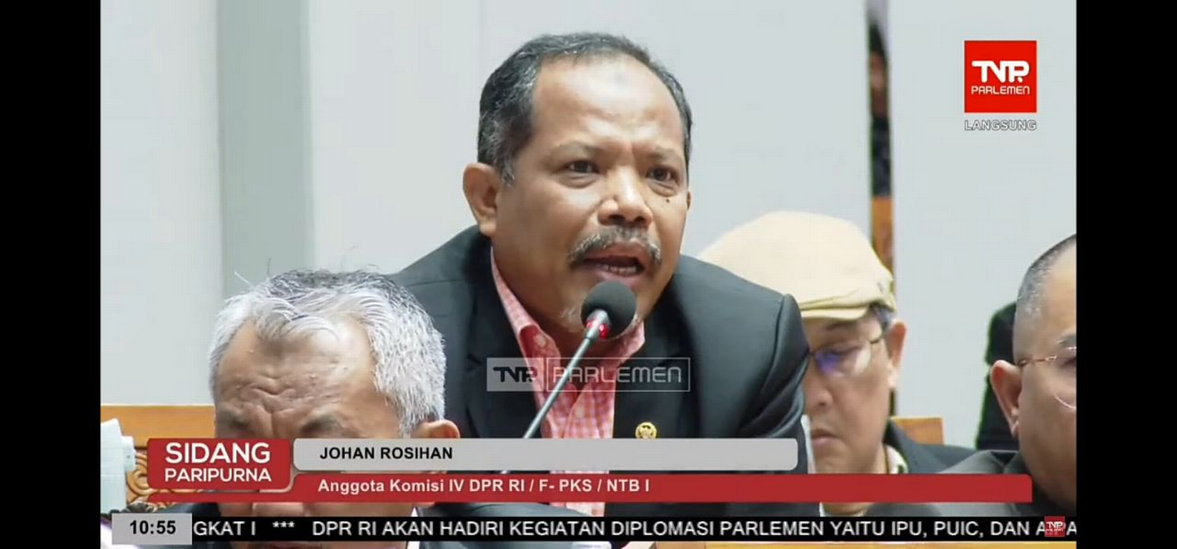 Anggota Komisi IV DPR RI dari Fraksi PKS Johan Rosihan.