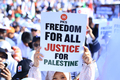 Ekpresi poster massa Aksi Simpatik PKS “Selamatkan Kemanusiaan di Gaza” , Sabtu, 24/05/25