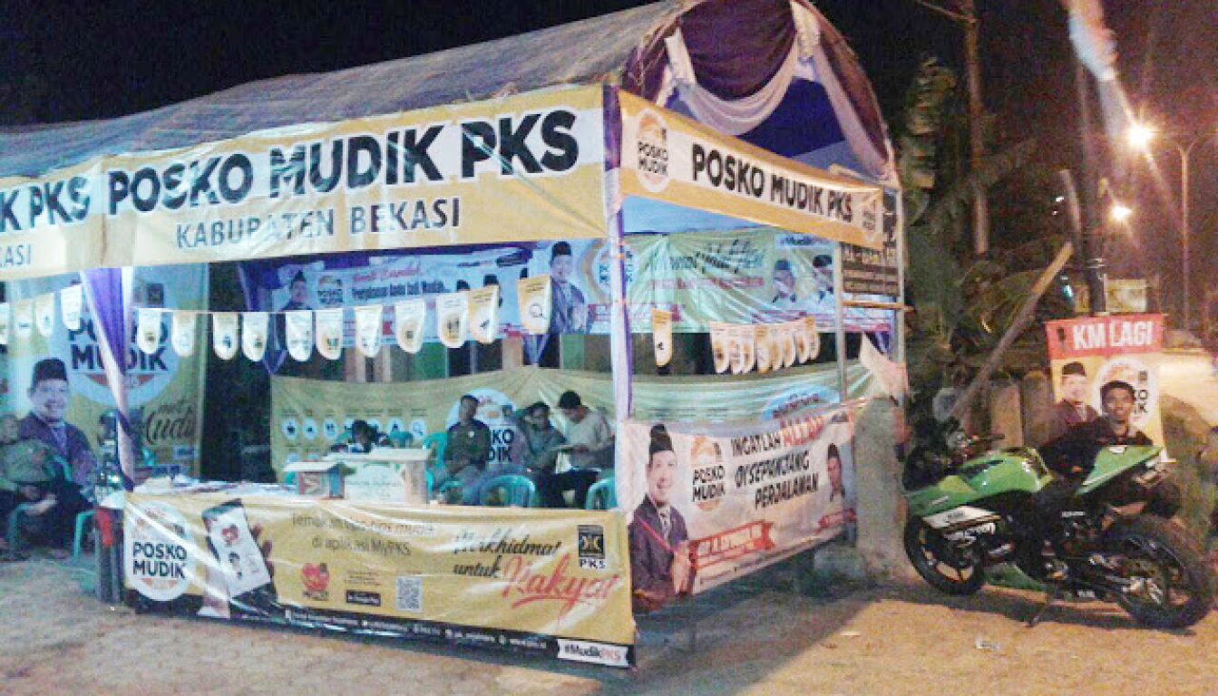 Posko Mudik PKS Kabupaten Bekasi