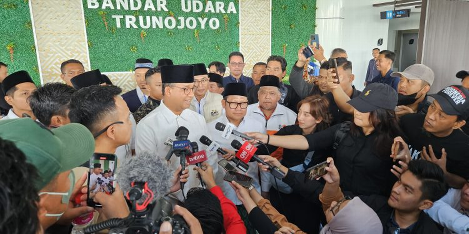 Ketua PKS Jawa Timur Irwan Setiawan mendampingi Pasangan Anies-Muhaimin (AMIN) berkampanye di Madura.