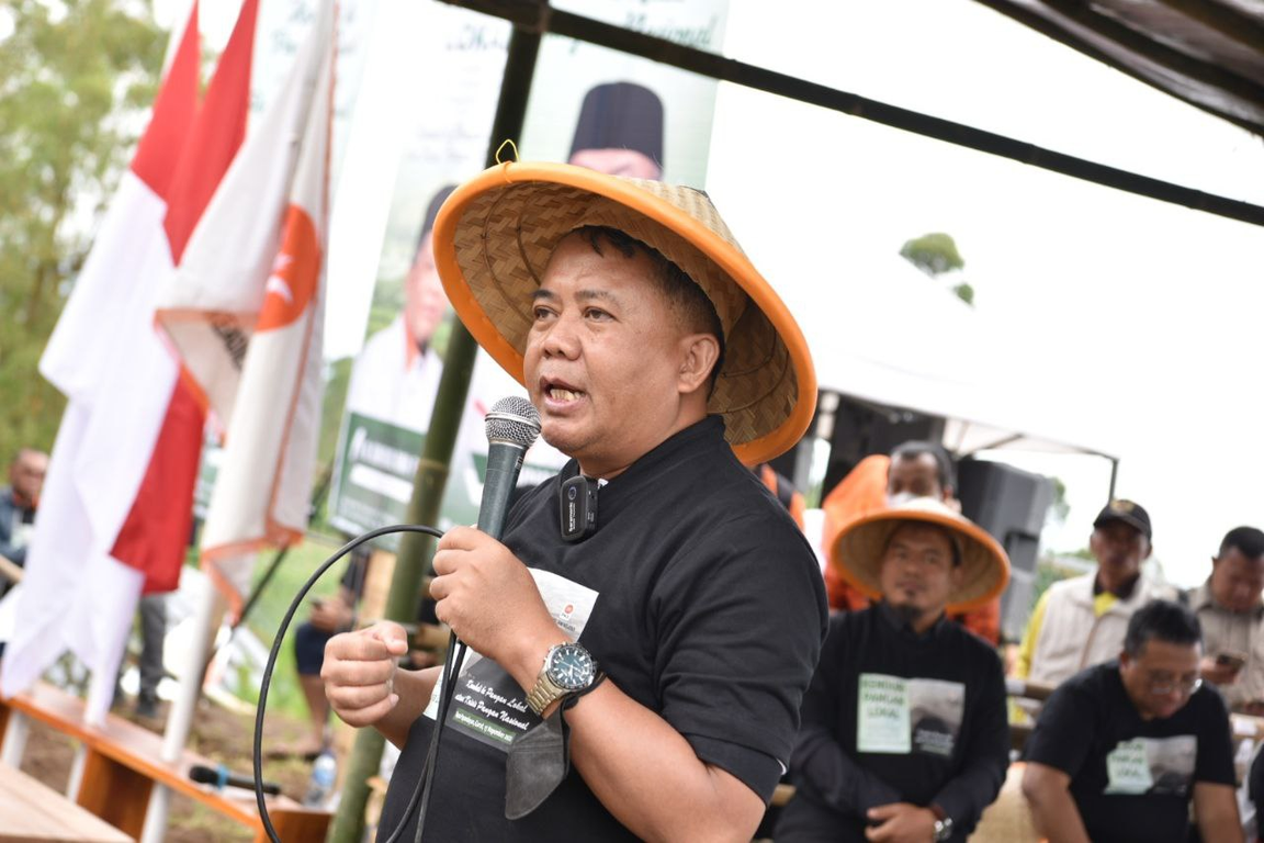 Wakil Ketua Majelis Syura PKS, Mohamad Sohibul Iman hadir dalam acara Kenduri Pangan Lokal (Donny/PKSFoto)