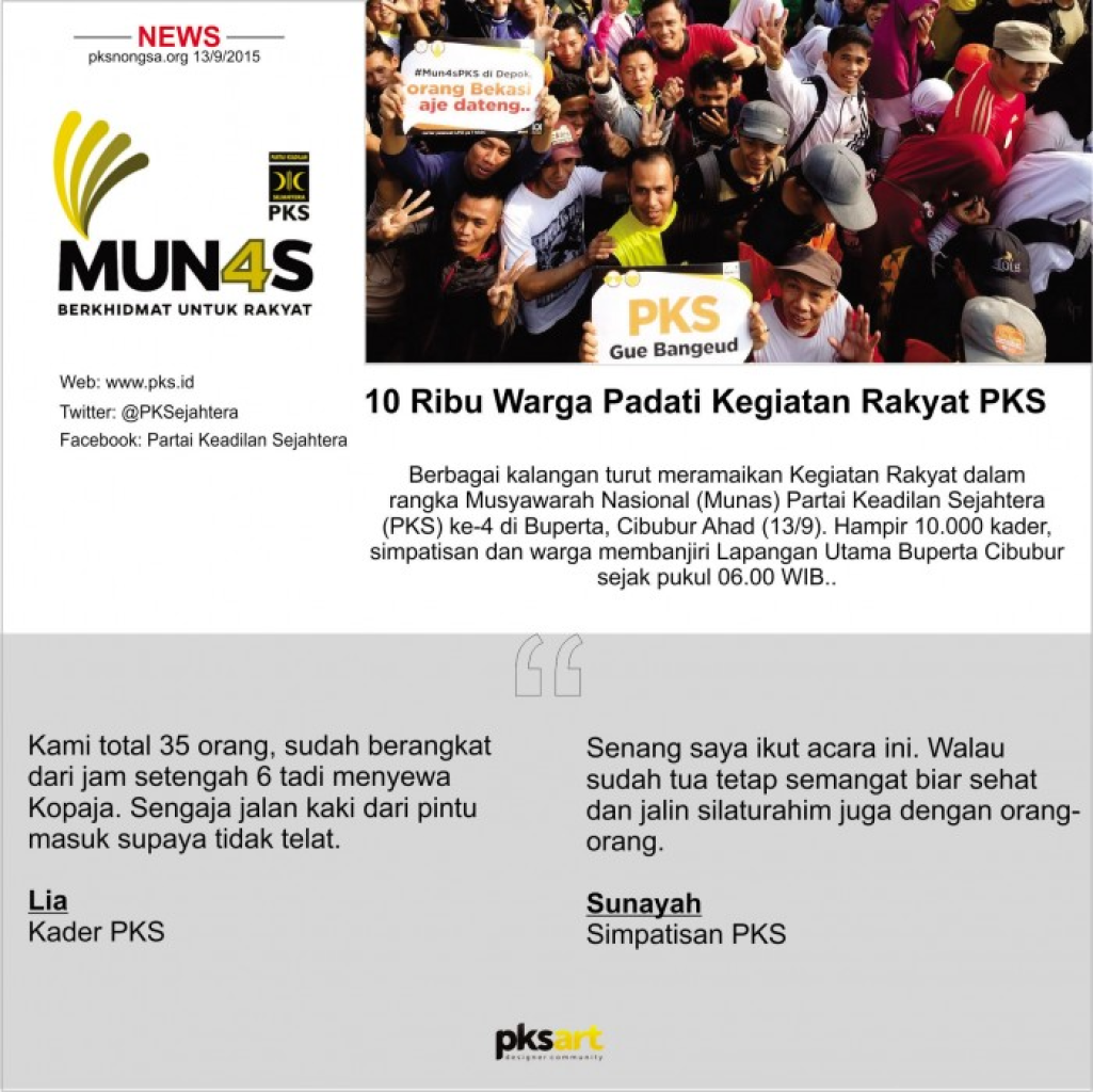 10 Ribu Warga Padati Kegiatan Rakyat PKS