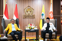 FOTO : Rombongan DPP PKS Silaturahmi Kebangsaan ke Partai Golkar
