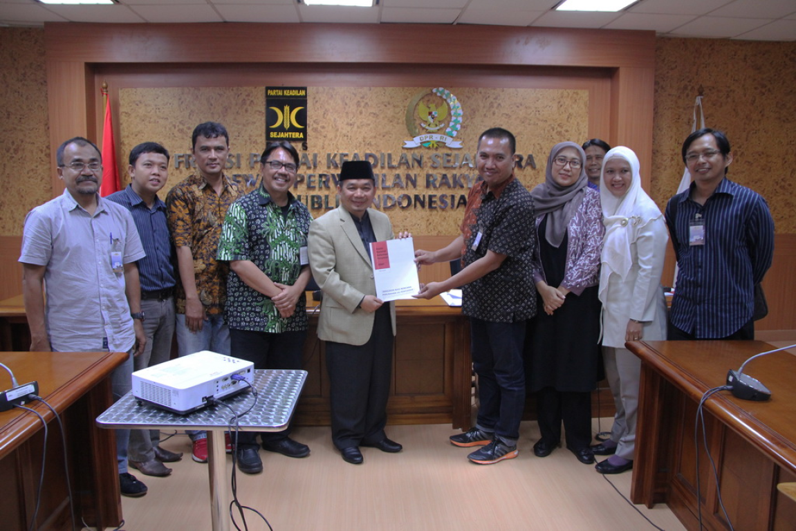 Fraksi PKS DPR RI menerima masukan dari Koalisi Nasional Reformasi Penyiaran (KNRP)