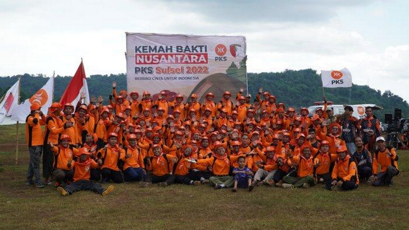 Kemah Bakti Nusantara PKS Sulawesi Selatan 2022 (Sumber: TribunMakassar.com)
