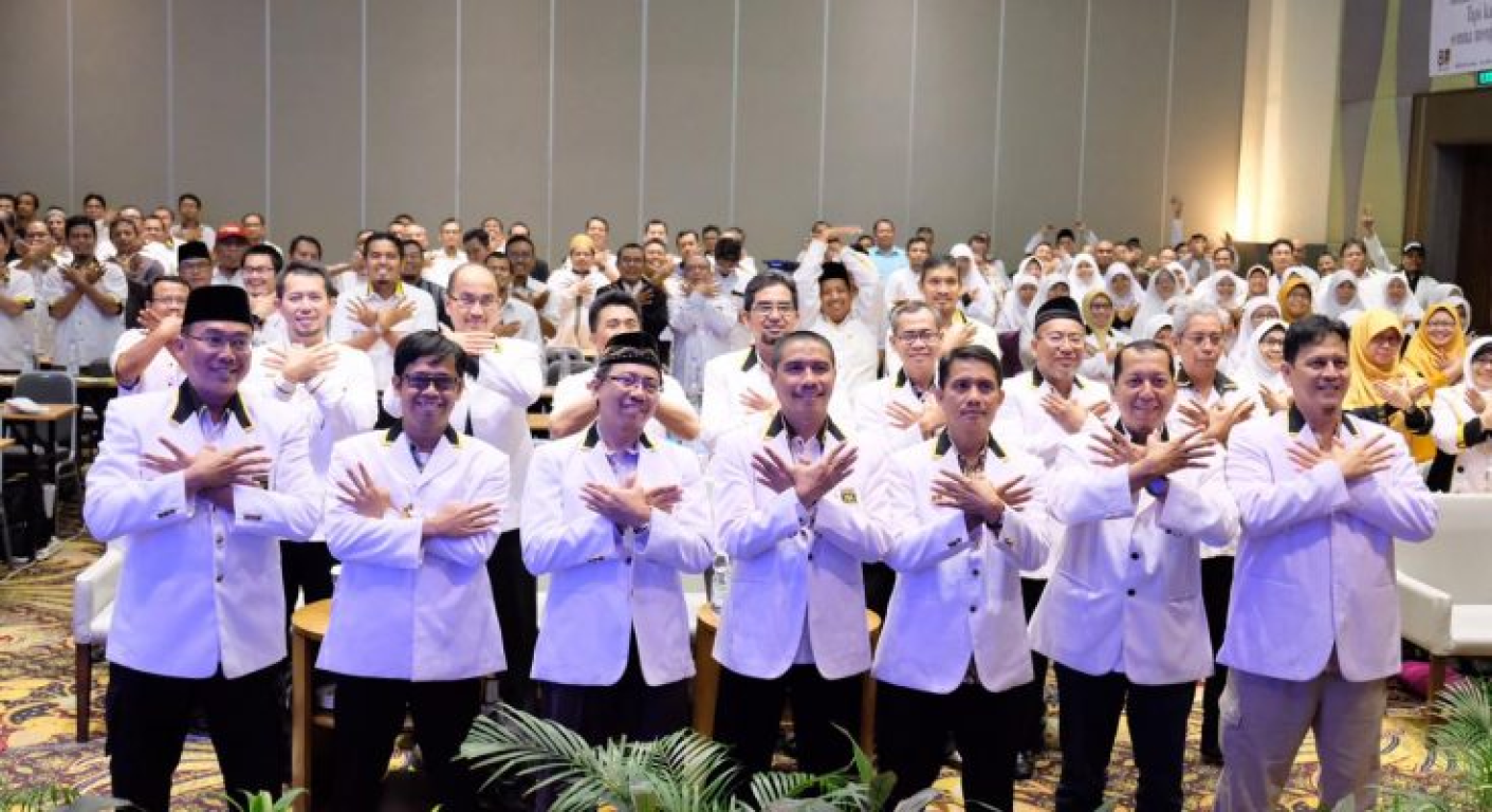 Para Pimpinan dan Calon Anggota Legislatif PKS DKI Jakarta di eL Royal Hotel, Jakarta, Ahad (21/10) (dok Humas PKS Jakarta)