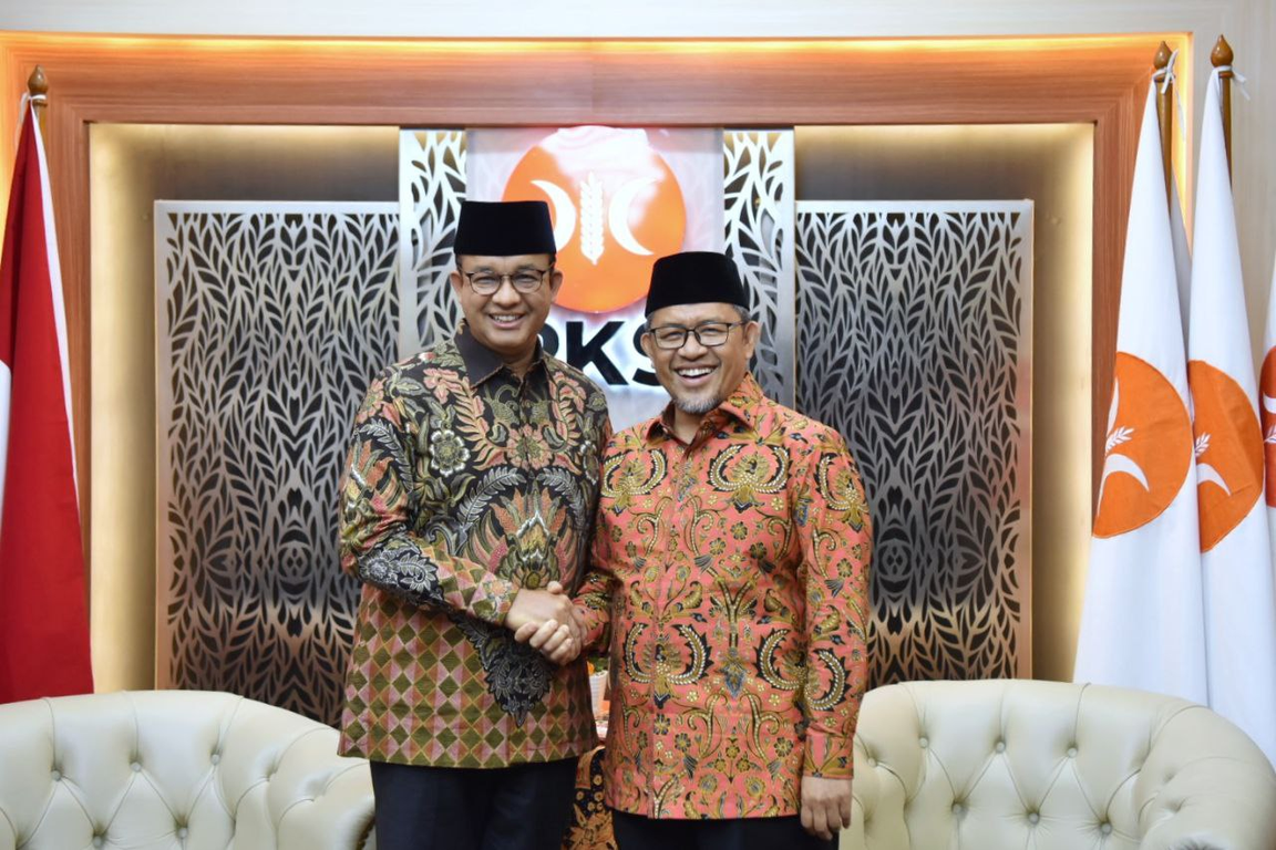 Pertemuan Anies Baswedan dengan Ahmad Heryawan di kantor DPTP PKS (Donny/PKSFoto