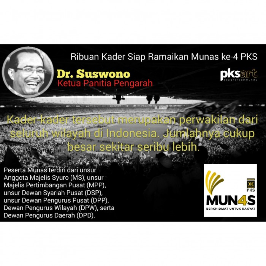 Ribuan Kader Siap Ramaikan Munas ke-4 PKS