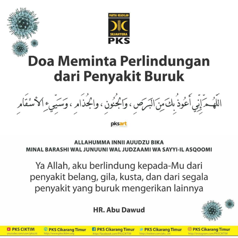 Doa mohon perlindungan dan keselamatan dari bencana