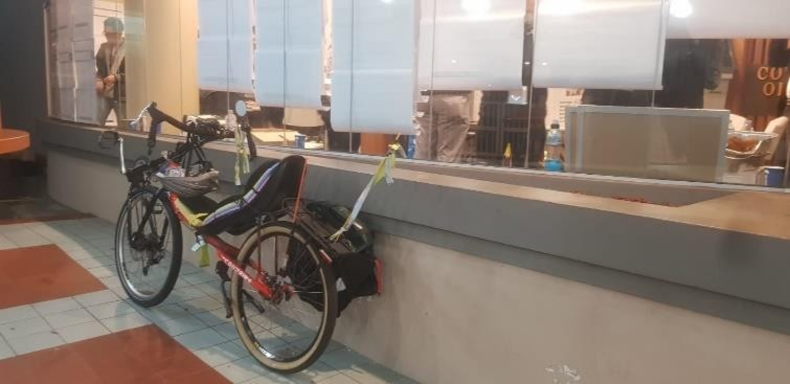 Sepeda Recumbent Saksi PKS Taufik Abidin