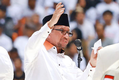Ketua Majelis Syuro PKS, Habib Salim, saat memberikan orasi politik pada Kampanye Akbar AMIN, Sabtu, 10/02/2024 di Jakarta International Stadium (JIS), Jakarta