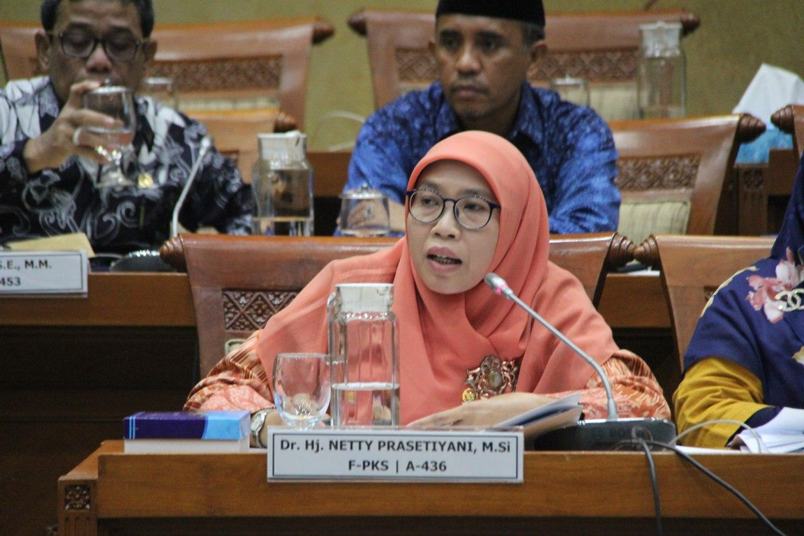 Anggota Komisi IX DPR RI dari Fraksi PKS Netty Prasetiyani Aher