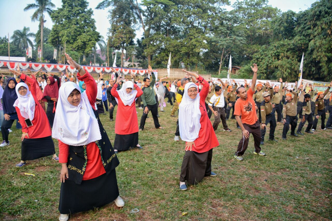 PKS | Ratusan Warga Bogor Semarakkan Senam PKS