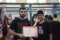 FOTO : PKS Sembelih 62 Sapi di Rumah Potong Hewan, Tapos