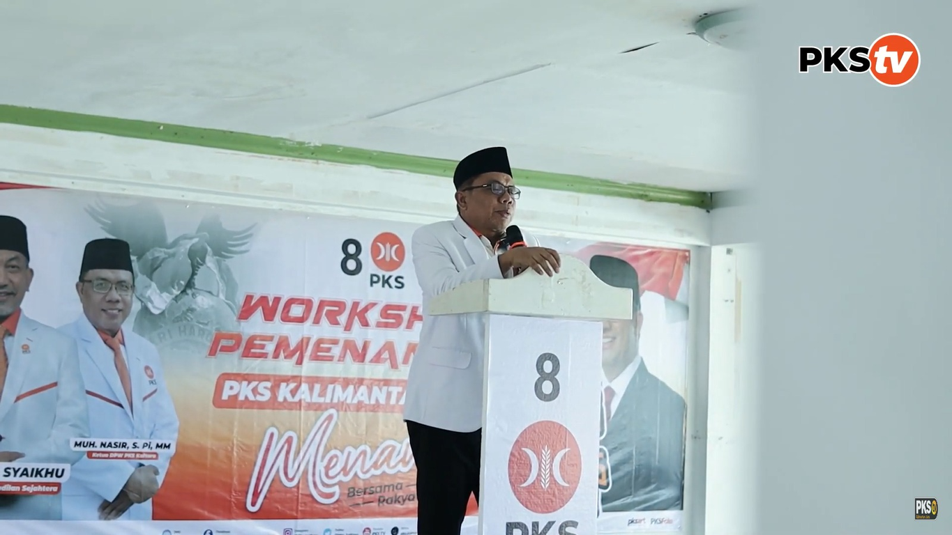 Ketua DPW PKS Kalimantan Utara (Kaltara) Muhammad Nasir dalam Workshop Pemenangan