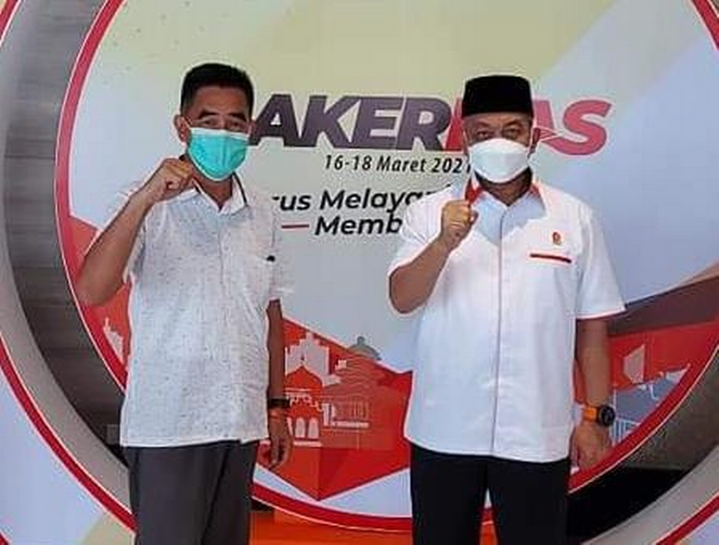 Ketua PKS Kalteng Sirajul Rahman bersama Presiden PKS Ahmad Syaikhu