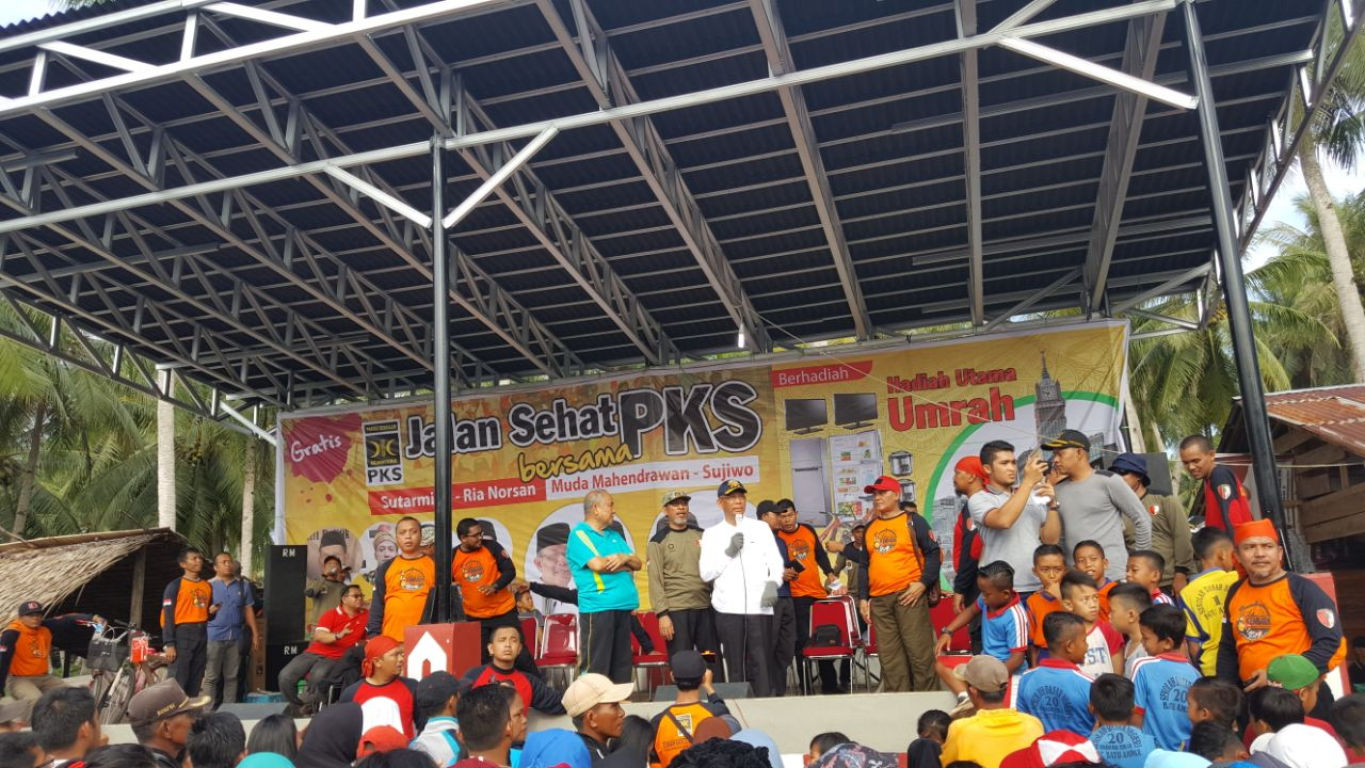 Jalan sehat PKS Kalbar (dok Humas PKS Kalbar)
