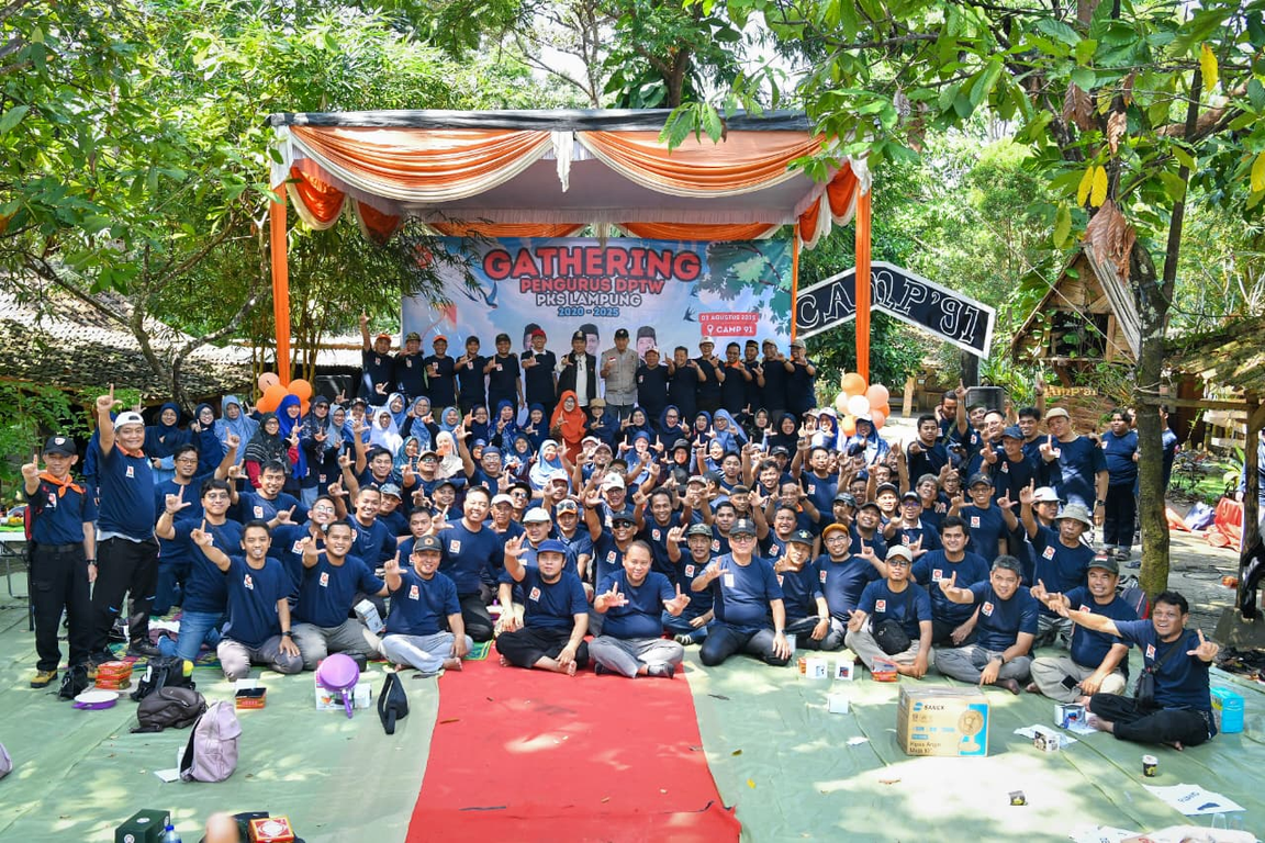 Gathering perngurus DPTW PKS Lampung periode 2020-2025.