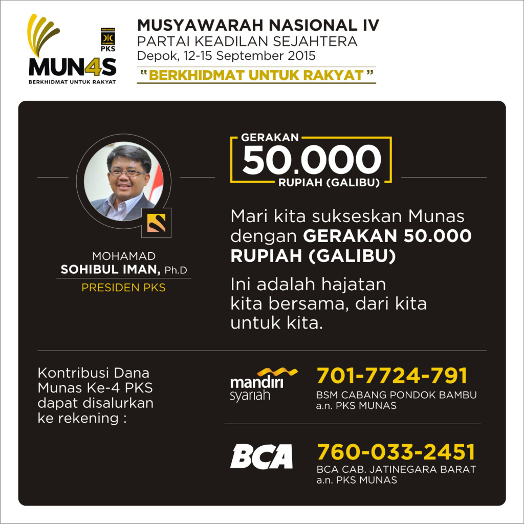 GALIBU - Gerakan 50.000 Rupiah (Versi Hitam)