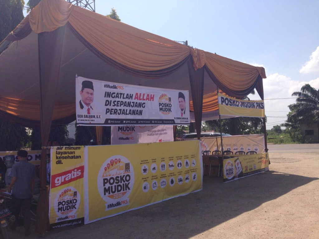 Posko Mudik PKS Merak, Banten