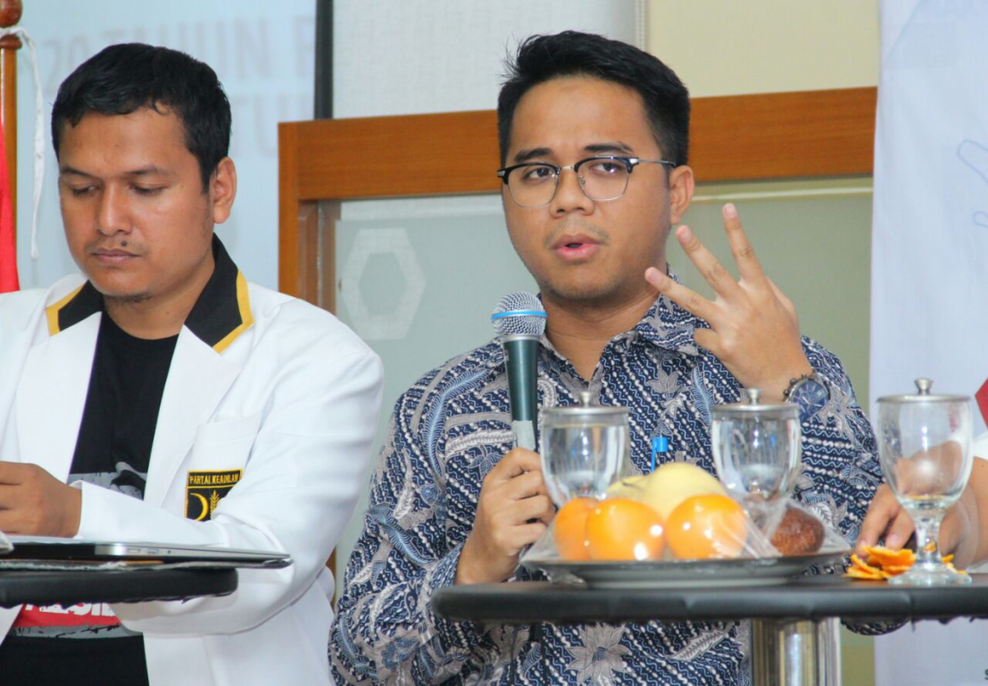Peneliti asal Pusat Studi Hukum Tata Negara (PSHTN) Fakultas Hukum Universitas Indonesia, Ali Abdillah (Donny Abuy/PKSFoto)