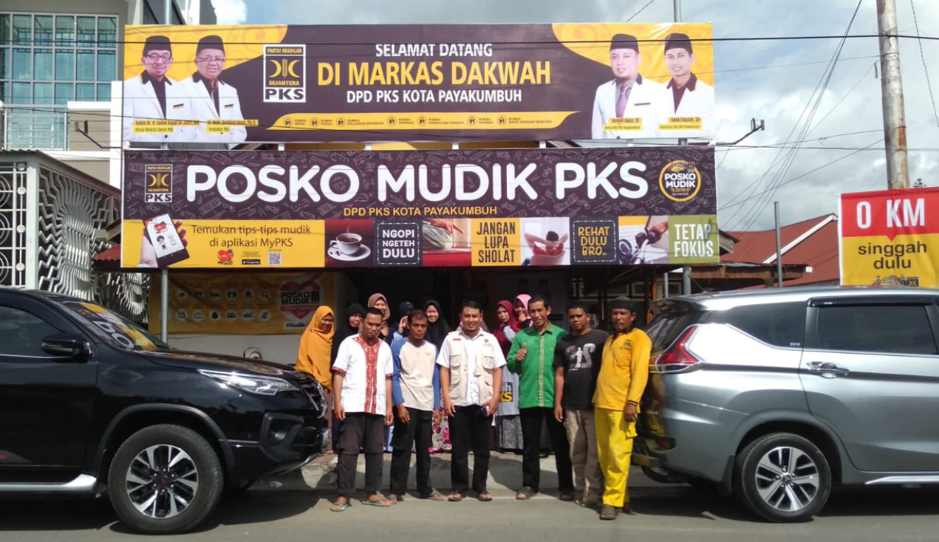 Posko Mudik PKS Payakumbuh (dok DPD PKS Payakumbuh)