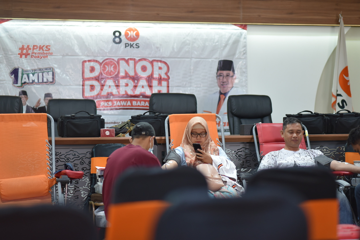 PKS Jabar Berikan Kontribusi Sosial Melalui Kegiatan Donor Darah Bulanan