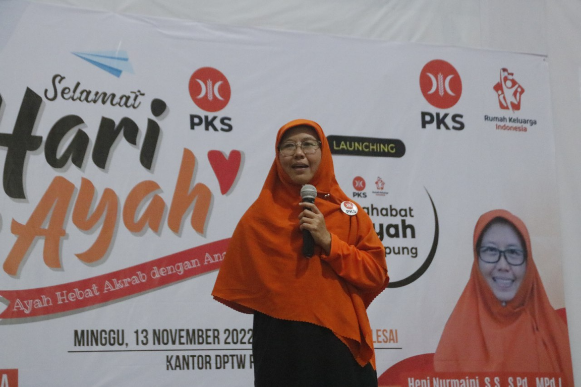 PKS Lampung Launching SALAM (Komunitas Sahabat Ayah Lampung)