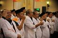 Suasana Pelantikan Ketua Departemen dan Ketua Biro PKS untuk Masa Bakti 2025-2030 pada sesi Rakernas 2025 di Jakarta, Selasa, (11/11/2025)