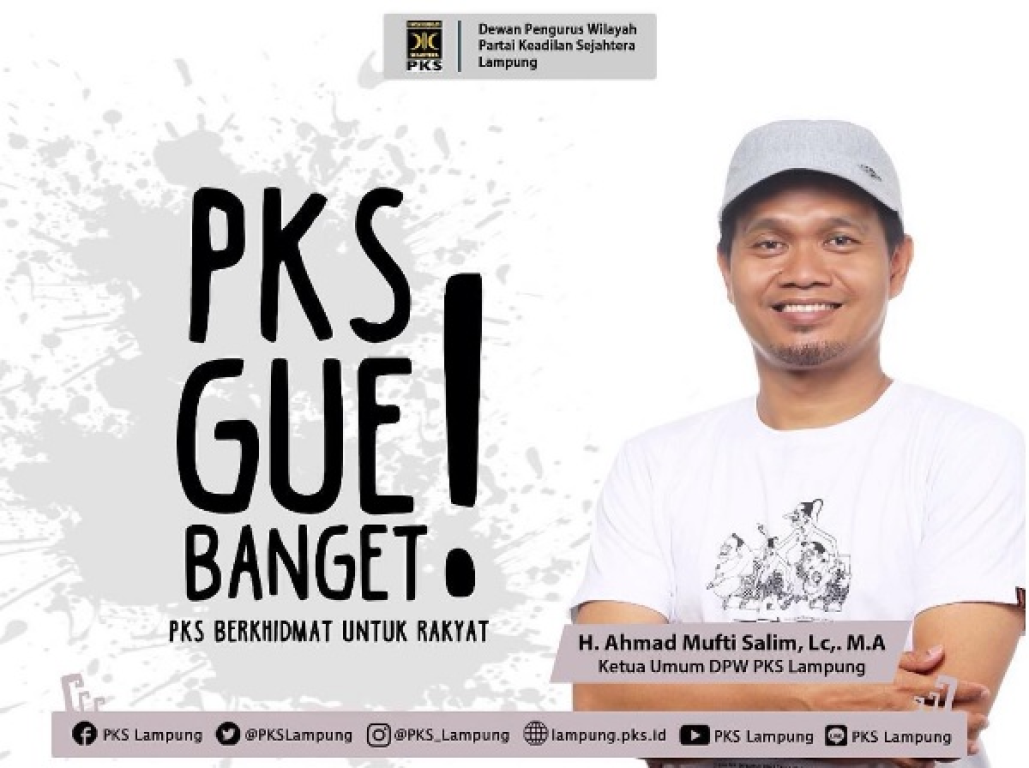 Ketua Umum PKS Lampung, Ahmad Mufti Salim