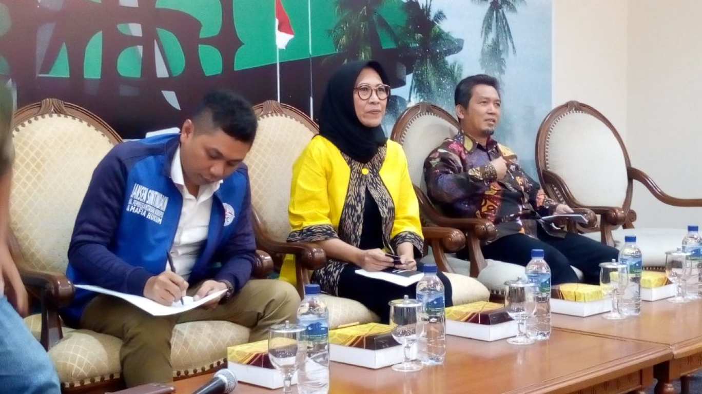 Ketua Bidang Politik, Hukum dan Keamanan (Polhukam) DPP PKS Al Muzammil Yusuf  dalam diskusi di Kompleks Parlemen Senayan, Jakarta, Kamis (22/3). (dok IST)