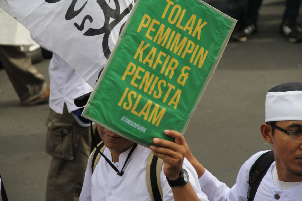 Peserta aksi damai 212. Foto: Asky