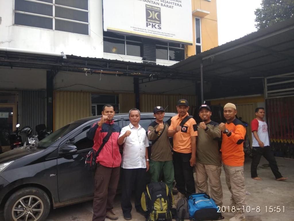 Relawan PKS Kalbar Bersiap Menuju ke Palu