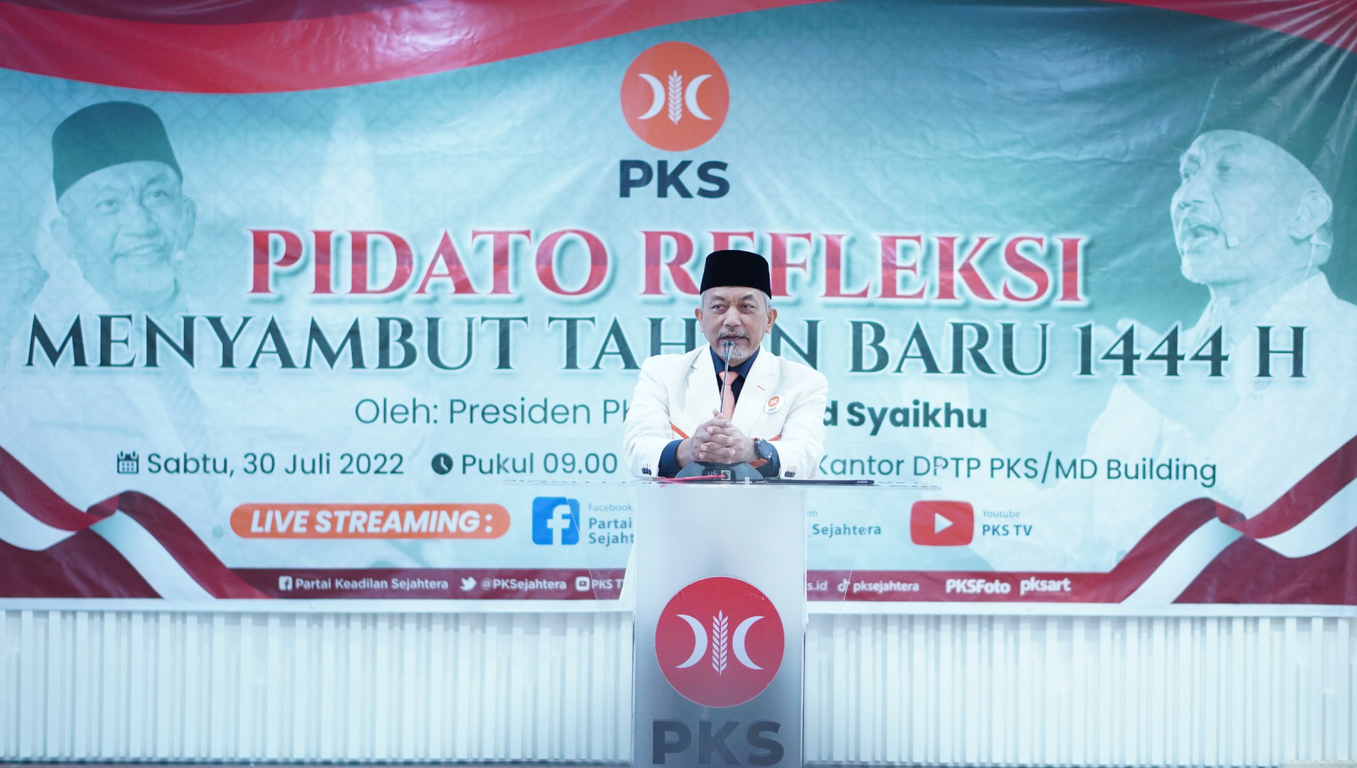 Presiden PKS Ahmad Syaikhu Menyampaikan Pidato Refleksi Menyambut Tahun Baru 1444 Hijriah