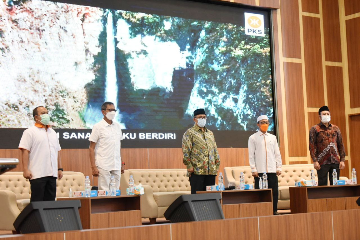 Wakil Ketua Majelis Syura PKS, Ahmad Heryawan menghadiri Konsolidasi Anggota Pelopor Padang di bilangan Taratak Paneh, Kota Padang (Donny/PKSFoto)
