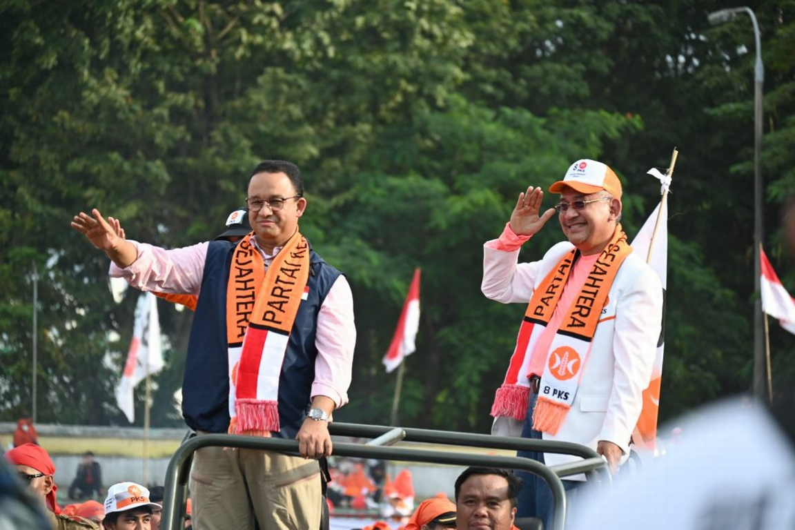 Bakal Calon Presiden (Bacapres) Anies Baswedan di Apel Siaga PKS Banten