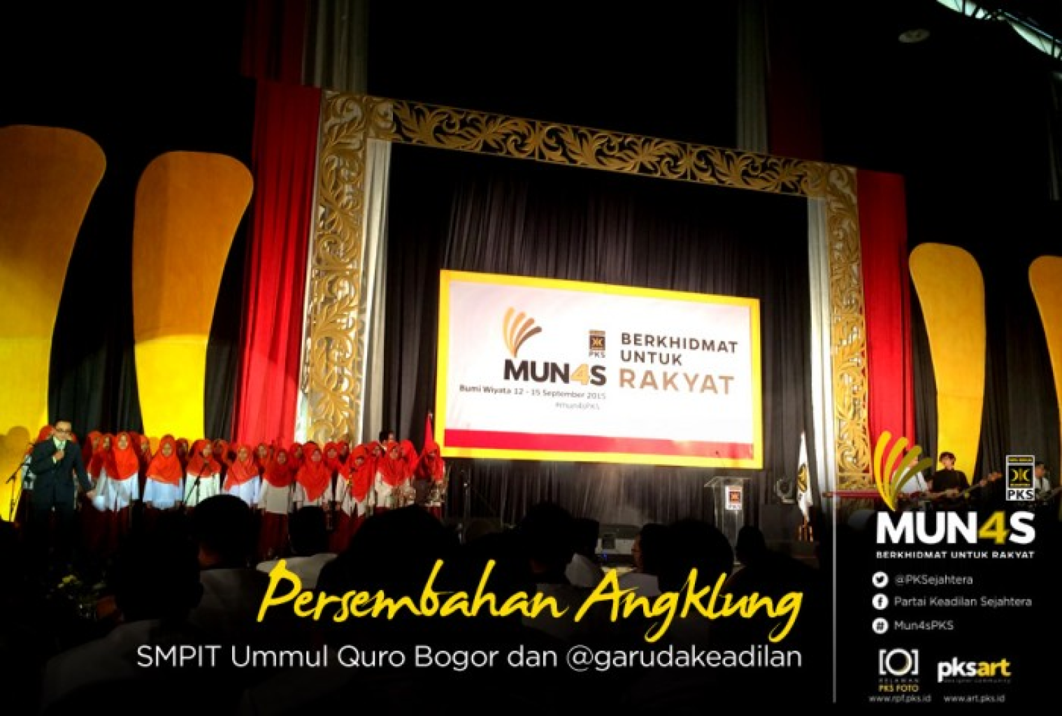 Persembahan Angklung Munas PKS