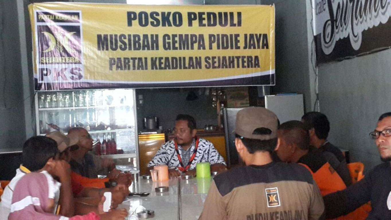 Rapat koordinasi aksi Posko PKS Aceh Peduli di Aceh, Rabu (7/12/2016)