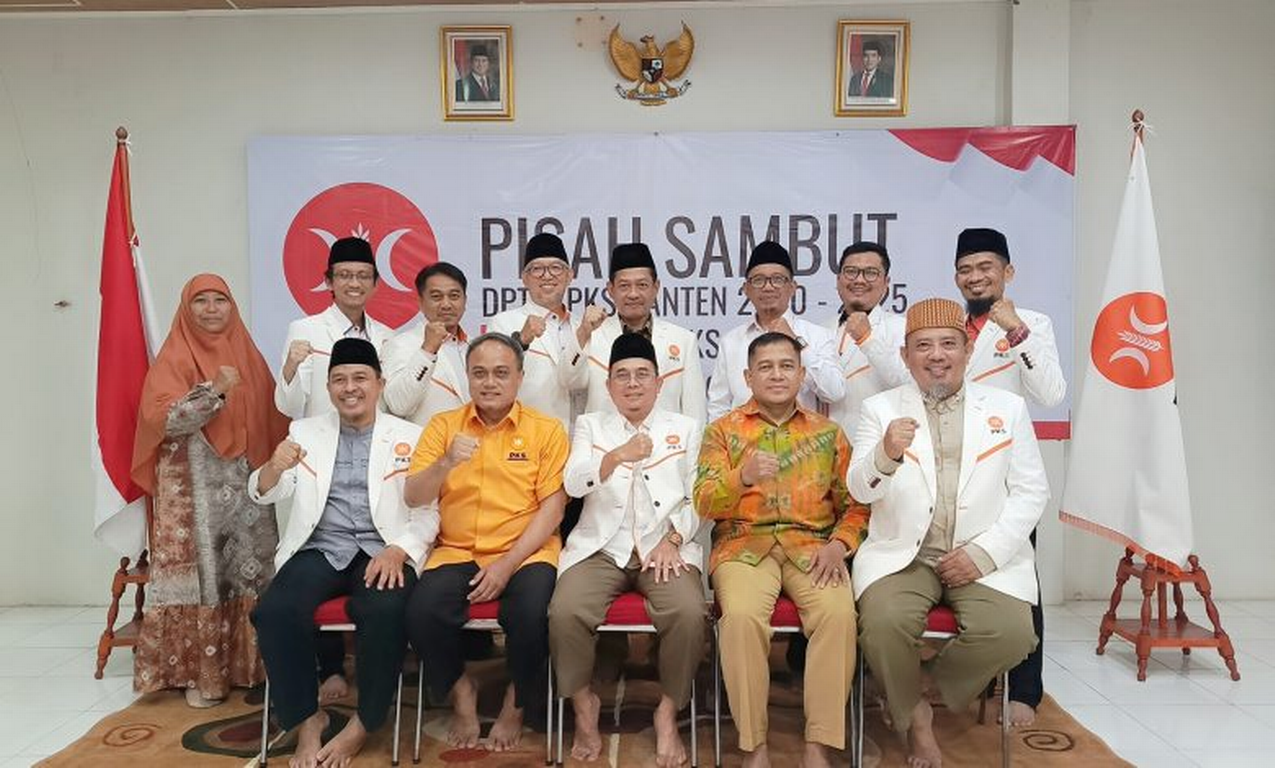 Pisah sambut kepengurusan 2020-2025 dan kepengurusan 2025-2030 PKS Banten.