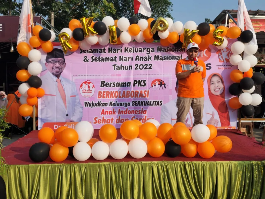 Peringatan Hari Keluarga dan Hari Anak Nasional yang Digelar PKS di Bekasi