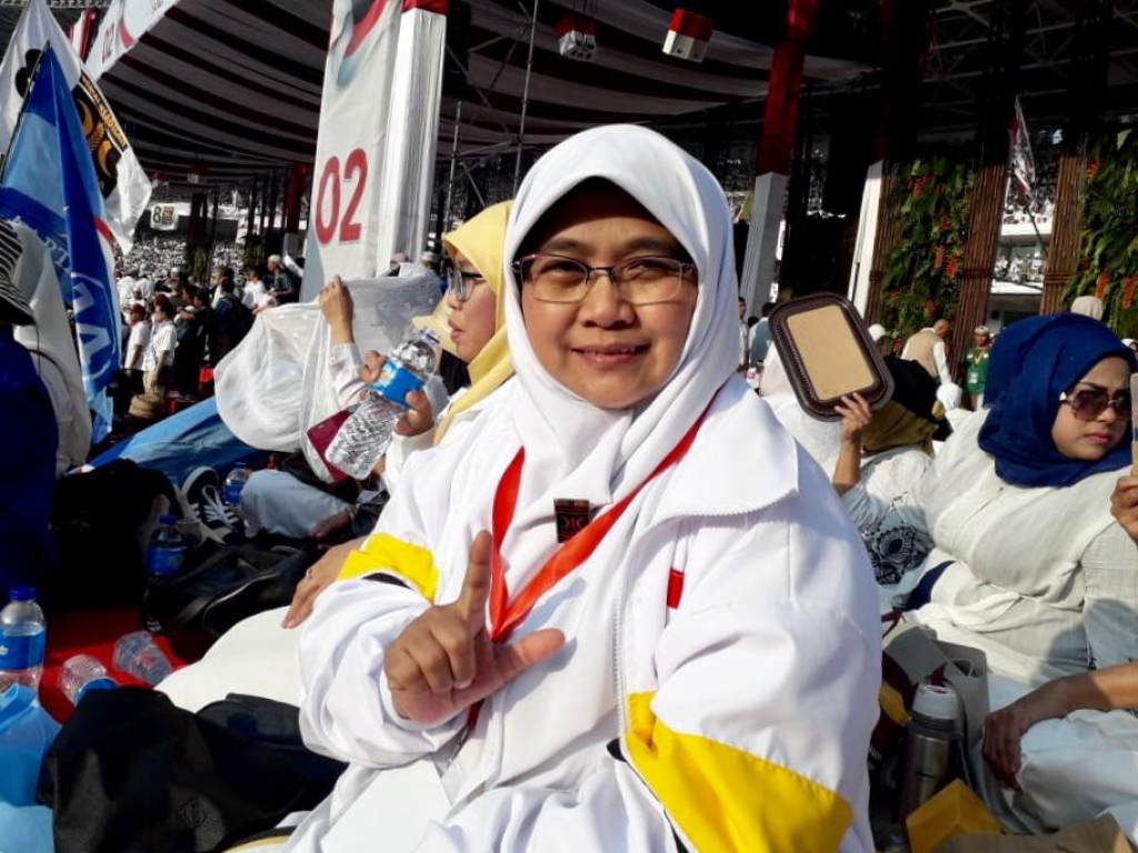 Ketua Bidang Perempuan dan Ketahanan Keluarga (BPKK) DPP PKS Wirianingsih menyatakan mak-mak kader PKS terus bergerak memenangkan Prabowo-Sandi/PKSFoto